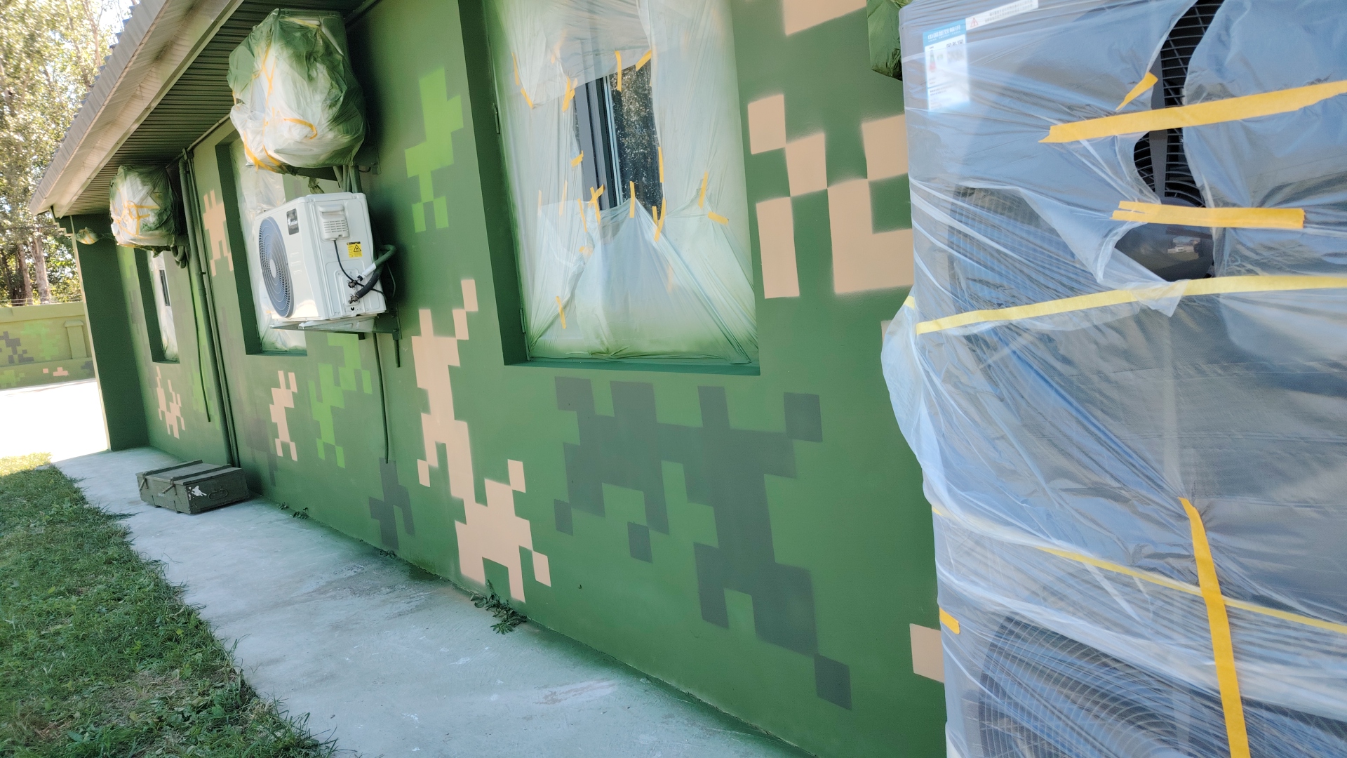 武清外墙迷彩漆施工多少钱 伪装迷彩漆  