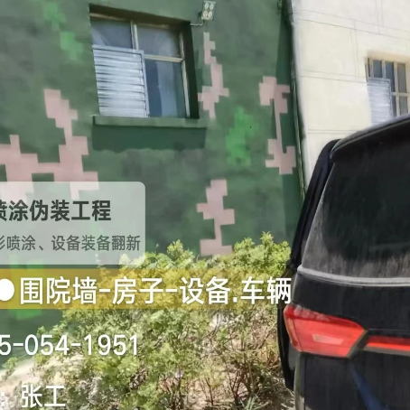 武清数码迷彩漆施工